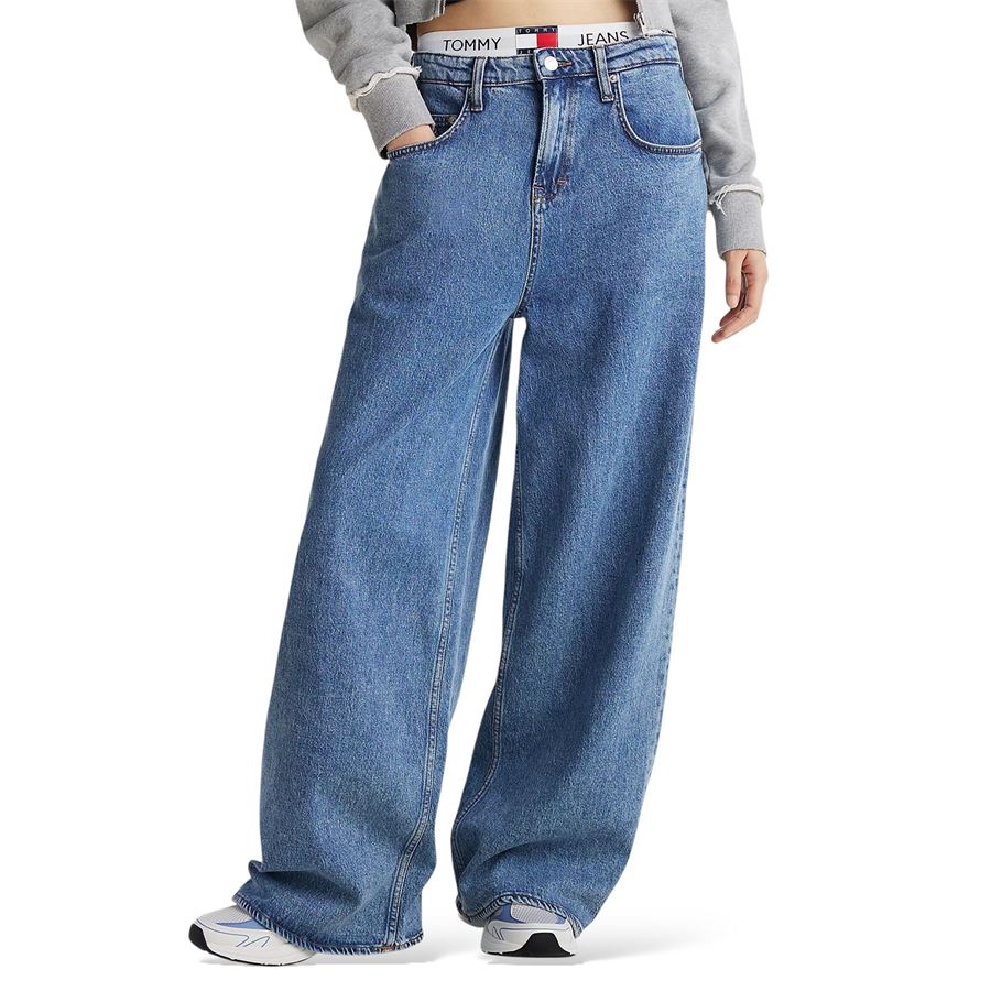 Jeans da donna Charlie larghi a vita media Tommy Jeans | DW0DW197551A5